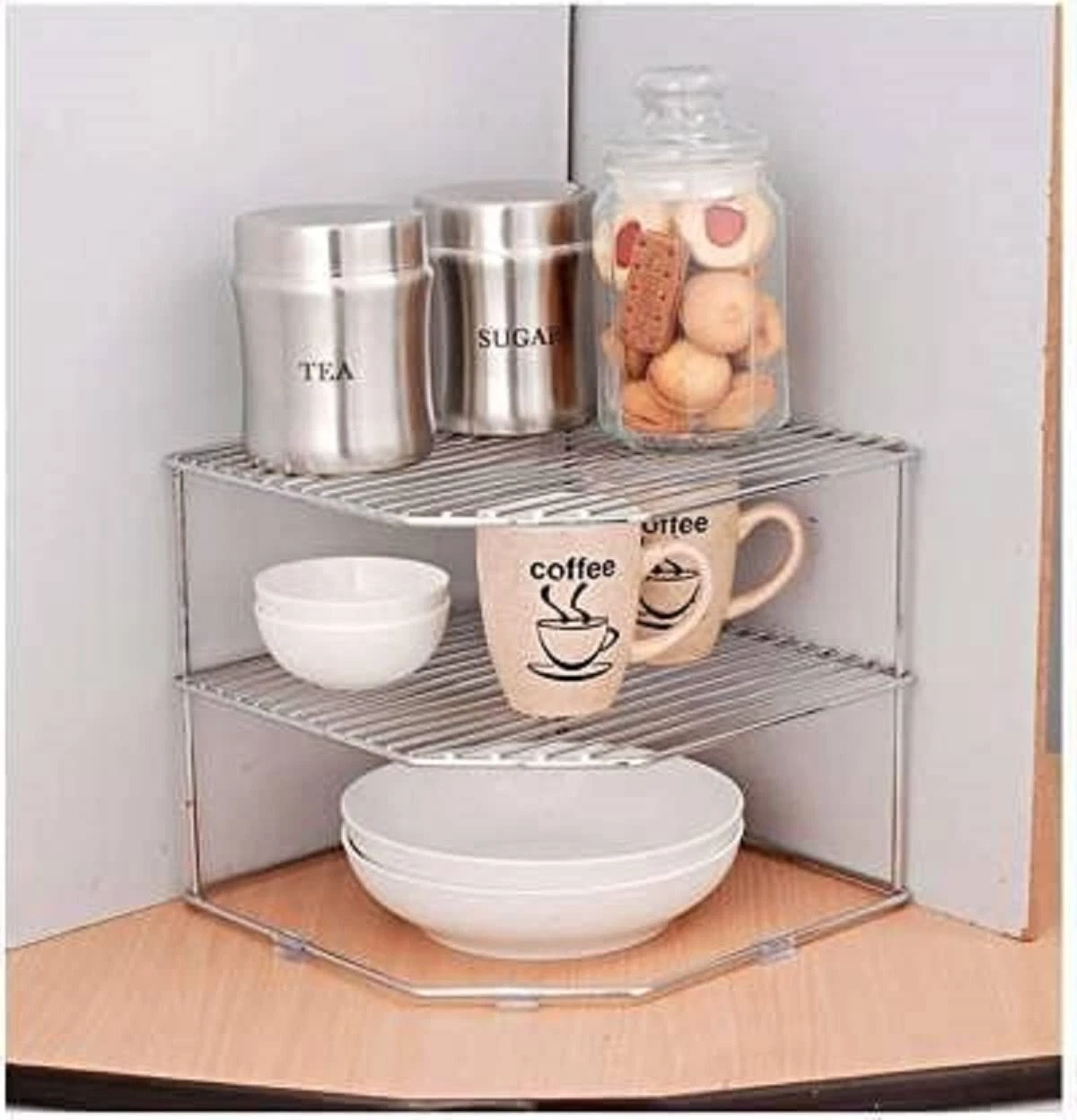 Zepdos® Stainless Steel 2-Tier Kitchen Rack and Organizer Spice Rack
Opens in a new window or tab