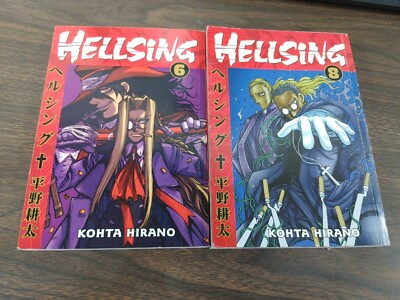 Lot 2 of Hellsing Vol. 6,8   Manga Book