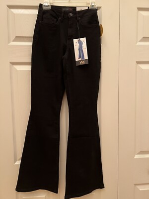 NWT! YMI Jeans High Rise Flare Black Jeans Women Size 5/27