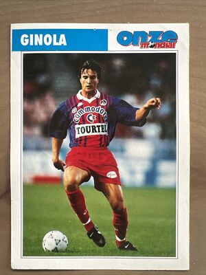 Carte Postale Vintage PSG - David Ginola - Saison 1985 - N°94