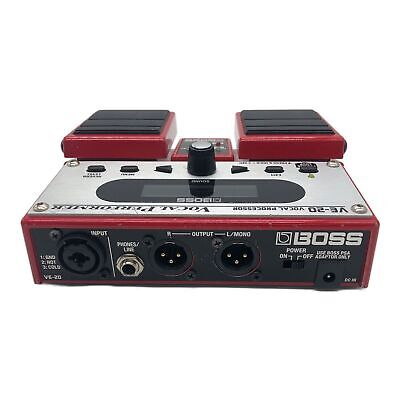 Boss VE-20 Vocal Processor Performer Effect Twin Pedal Used Boss VE-20 Vocal Processor Performer Effect Twin Pedal Used