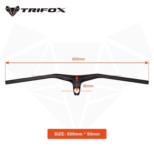 Manillar y vástago TRIFOX MTB 28,6 mm -17 vástago de carbono manillar integrado - Imagen 16 de 22