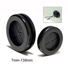 Rubber Wiring Grommets Double Sided - Closed Grommet - Blind Hole 7mm - 130mm