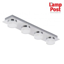 Forum SPA-31737-CHR Amalfi 4 Light LED Bathroom Spotlight Bar Polished Chrome