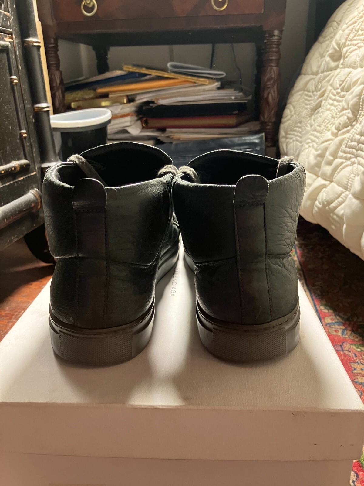 balenciaga arena high mens grey