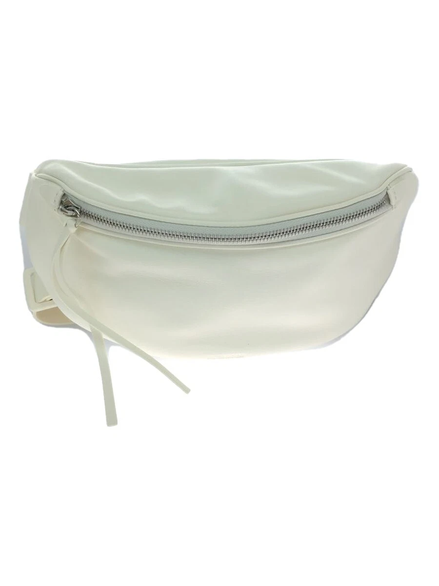 JIL SANDER Moon Belt Bag Small Leather White Color Women Zip F/S