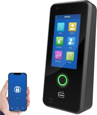 Fingerprint Door Access Control System Keypad Terminal w/ 4.3-inch Touch Screen