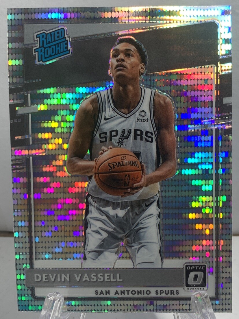 2020-21 Optic Rated Rookie Silver Pulsar Prizm #161 Devin Vassell Rookie
