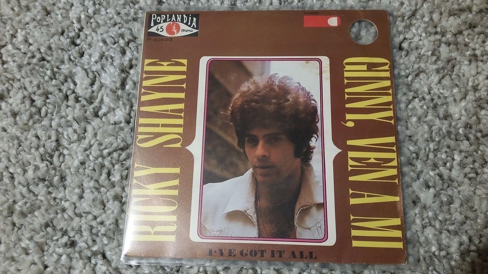 7"" Single Vinyl Ricky Shayne - Ginny, ven a mi SUNG IN SPANISH