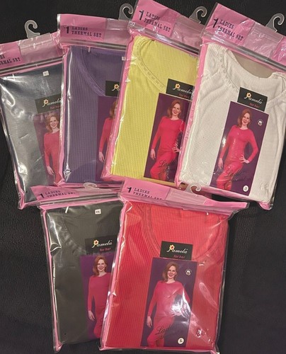 Women's Thermal Set Underwear 2 Pieces Top+ Bottom Long Johns Large-4XL New - Picture 9 of 16