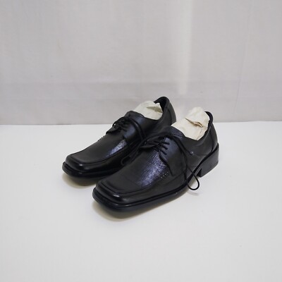 HOANG-DZA 75 NBO-GIA-TO-DN Leather Dress Shoes Square Toe Men's Size 8 NWOT