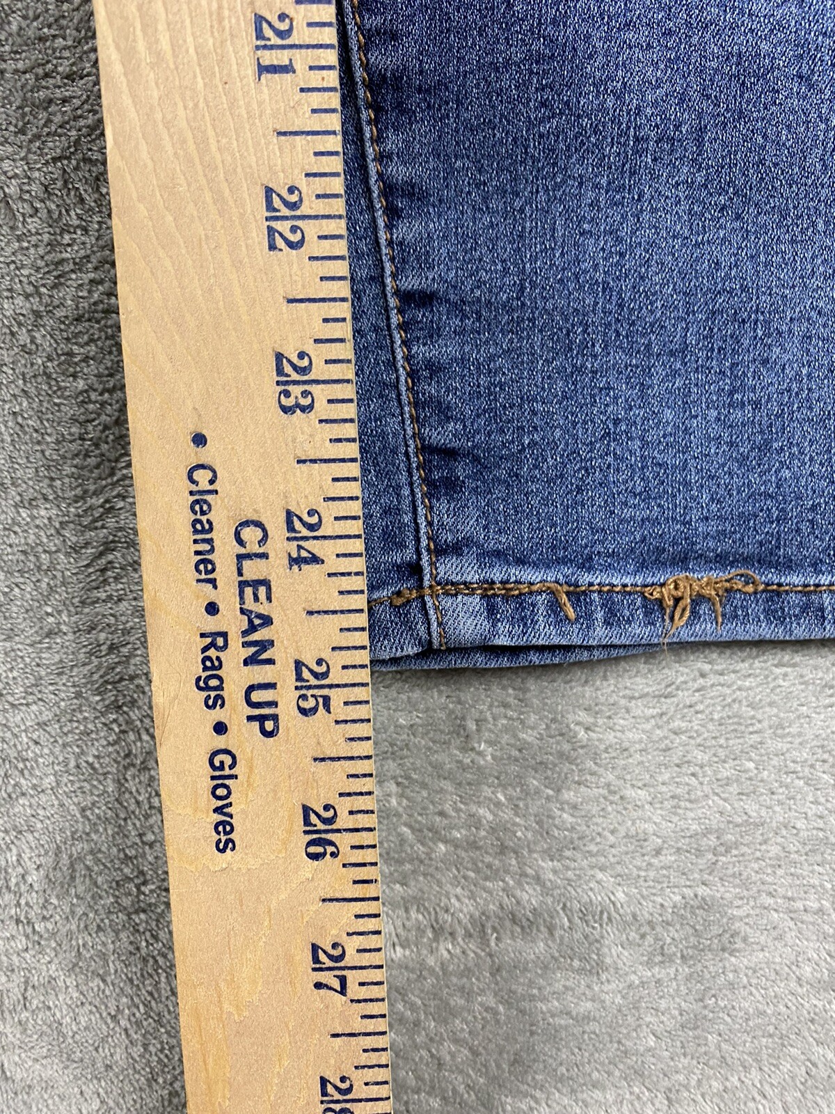 D.Jeans Womens 6 Button Fly Blue Jeans eBay