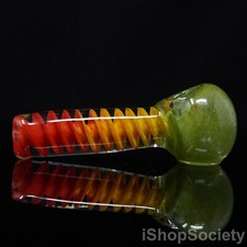 4.5 Triple Color Tornado Tobacco Smoking Pipe Thick Collectible Pipes - P527a