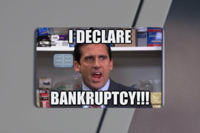Ich erkläre Konkurs Meme Kreditkarte Aufkleber Skin Debit Cover Hülle