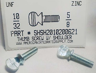 Carton: 2,000 pcs 10-32 X 5/8 Thumb Screws/Type P/No Shoulder/Steel/Zinc Carton: 2,000 pcs 10-32 X 5/8 Thumb Screws/Type P/No Shoulder/Steel/Zinc