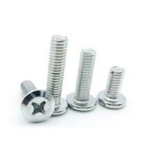 M6 Galvanized Steel Furniture Connector Bolts Phillips FLAT HEAD  Screws