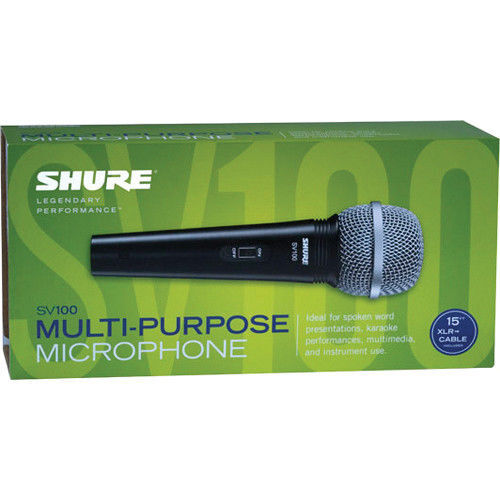 Shure SV100-W Dynamisches Handmikrofon mit Nierencharakteristik und XLR-1/4 Kabel 15 Fuß - Bild 2 von 2