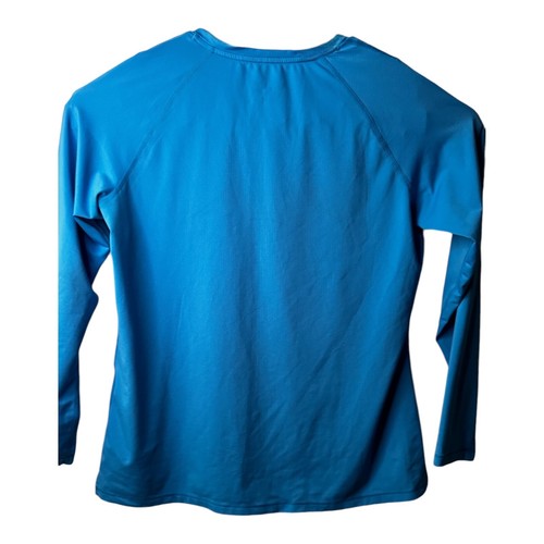 Under Armour Women's Blue Long Sleeve Heatgear Fitted V-Neck Size XL - Picture 3 of 5