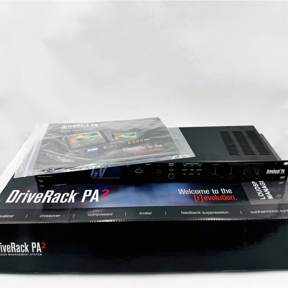 DriveRack PA2 Complete Loudspeaker Management System PA 2 US Stock US