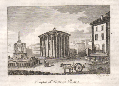 1840 Tempio Vesta in su | eBay