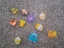 Pokemon Crocs lot of 10 Jibbitz Bundle Charmander, Eevee ,Pikachu, more Rare