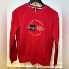 Y2K Tommy Hilfiger Embroidered Logo Sweatshirt   XS