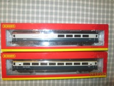 2 x  Hornby 00 Gauge-Mk3 BR Intercity - 1st Class Open Coach  & Buffet Car-Boxed