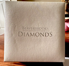 Beaverbrooks 18ct White Gold Diamond Cluster Engagement/Wedding Ring Set
