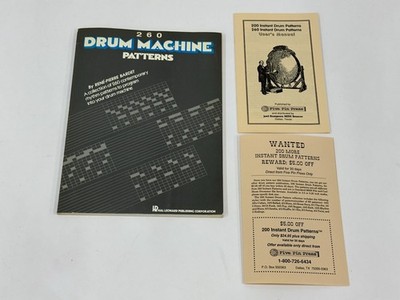 Drum Machine 260 Patterns Manual Rene Pierre Bardet