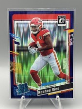 2023 Donruss Optic #257 Rashee Rice Purple Shock