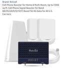 Nstcell Cell Phone Signal Booster Home 7000 sq ft Universal 5G 4G Antennas