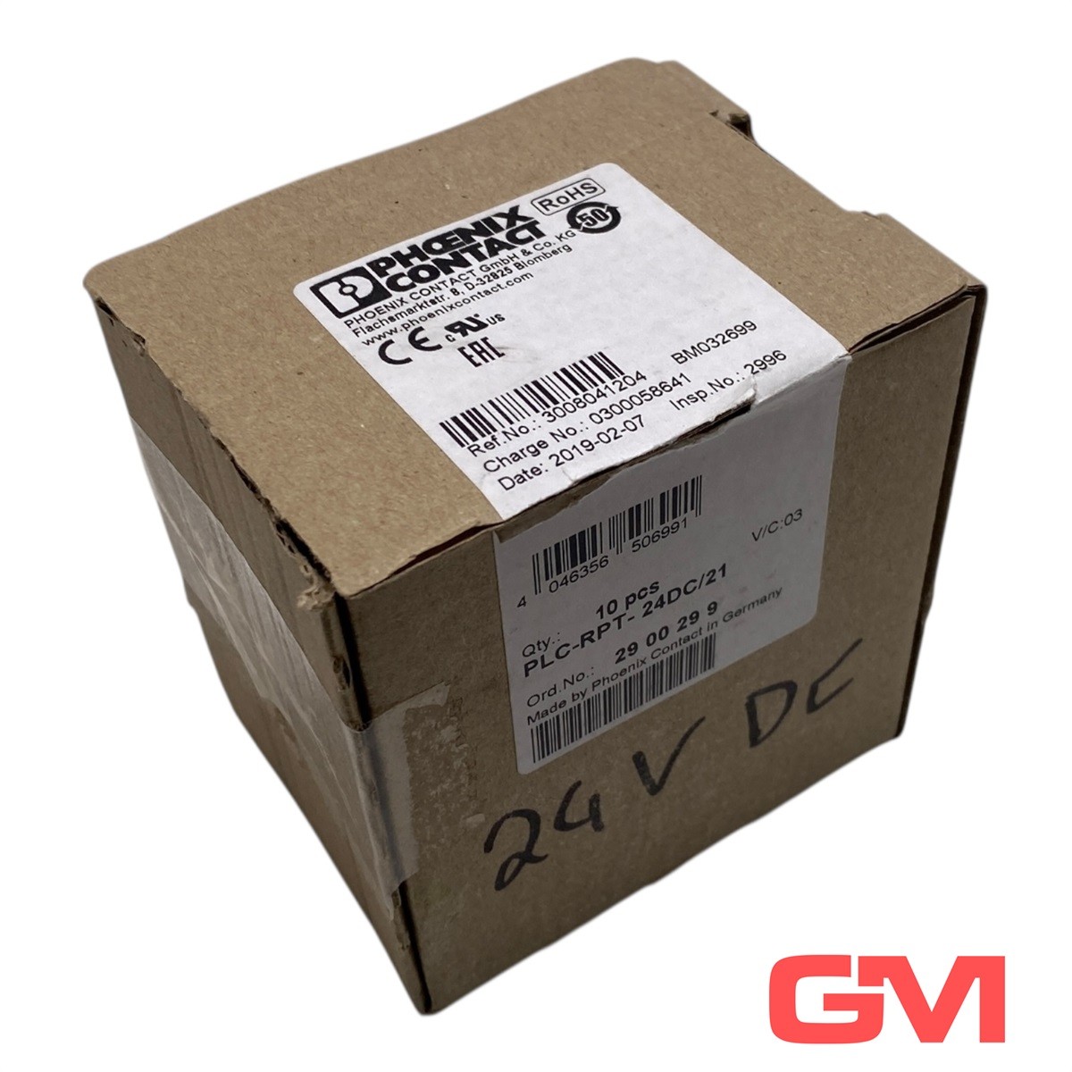 VE 10x Phoenix Contact Relay Module PLC-RPT- 24DC/21 Relay Module 2900299