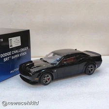 DODGE CHALLENGER SRT SUPER STOCK 2023 (PITCH BLACK) AUTOart 1/18 #71765