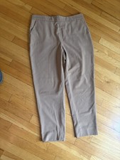 Banana Republic Women's Tapered Pull-on Pants taupe/khaki Sz 12