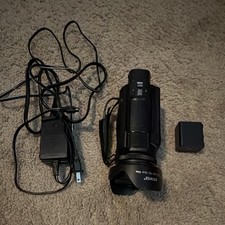 Sony Handycam FDR-AX33 4K UHD Black 10x/120x 3" LCD w/ Battery, Charger