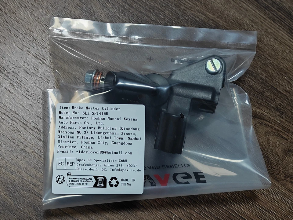 Bomba de cilindro maestro de freno para YAMAHA YZF-R1 R6 R6S 1000/R 600R Thunderc 750R/SP Foto 2 de 4