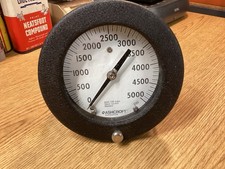 Ashcroft Duragauge pressure gauge 6 inch 5000 PSI ANSI 316 Stainless