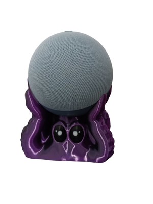 Süßer Oktopus Echo Dot Gen 4/5 Halter, Ständer, Wohnkultur, Oktopus lila/schwarz