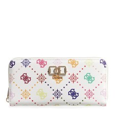 GUESS Damen Geldbörse Emelie Logo multi Logo