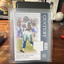 Panini National Treasures Century Materials Maliek Collins #CM-34 /99 Cowboys