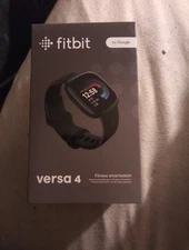 Brand New In Box Fitbit Versa 4 Fitness Smartwatch- Black Delivery By Christmas 