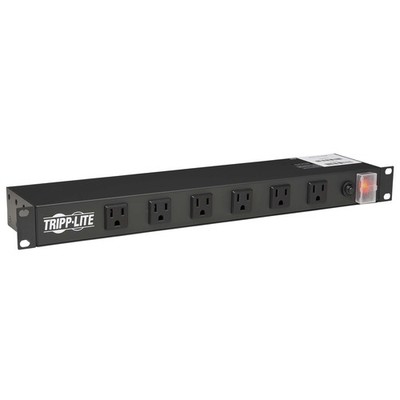 Eaton Tripp Lite 12-Outlet 1U Rack Mount Power 15 Amps, Standard Plug