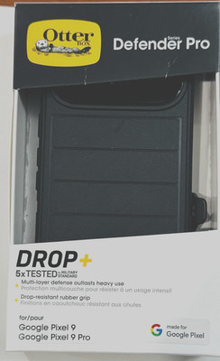 Otterbox Defender Pro Series Black Case for the Google Pixel 9 and 9 Pro