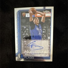 2025-26 Topps Chrome Cooper Flagg Rookie Autograph Dallas Mavericks TCAR-CF