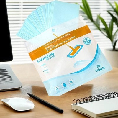 30PCS Floor Cleaner Tablets Water-Soluble Sterilizing Fragrant Bathroom Kitchen