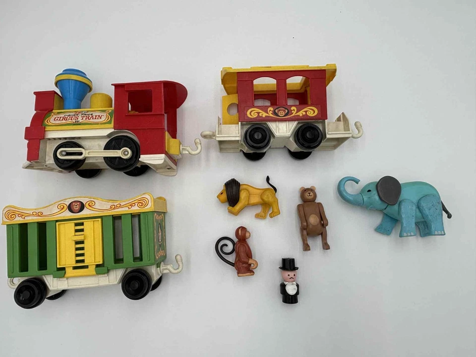Le train du cirque / Circus train -Fisher Price Vintage - Très bon état - Photo 4/4