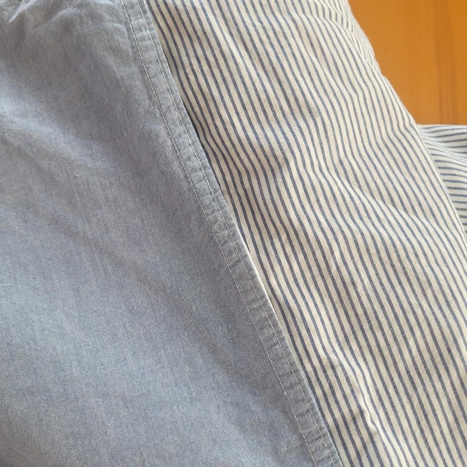 Ikea Queen Duvet 259cmx218cm  90x103  Jean Look  Blue & White 100%  Cotton - Image 3 of 4