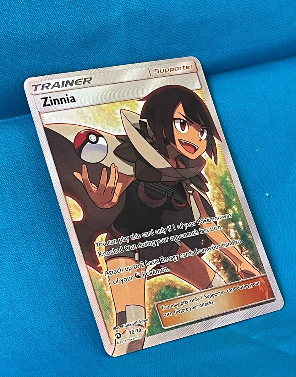 Zinnia (Full Art) 70/70 Ultra Rare Dragon Majesty Pokemon TCG, new