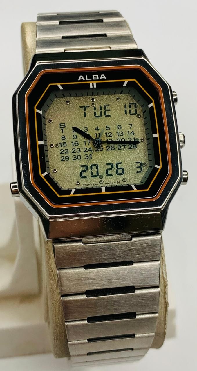 Vintage Seiko Alba Chronograph Y950-5020 Men's Quartz Watch