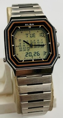 Vintage Seiko Alba Chronograph Y950-5020 Men's Quartz Watch